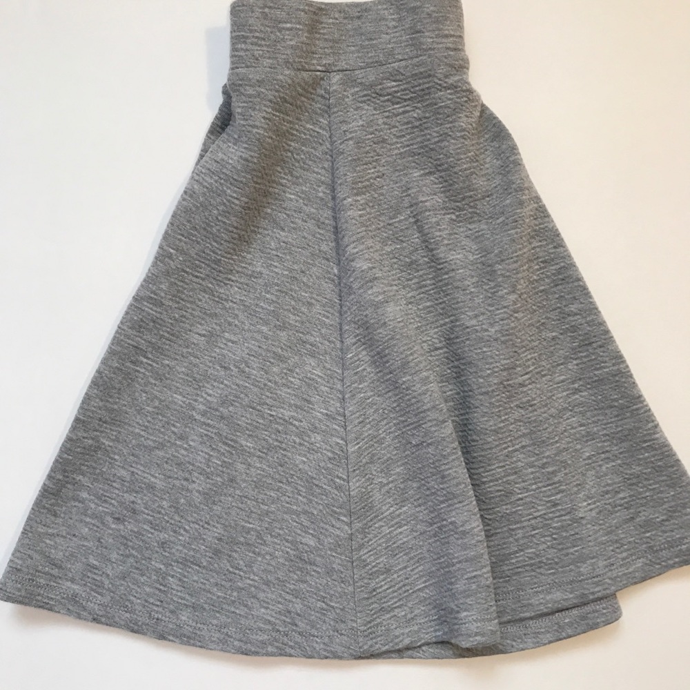 Grey Skater Skirt
